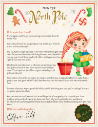 Elf on the Shelf Toy Donation Printable